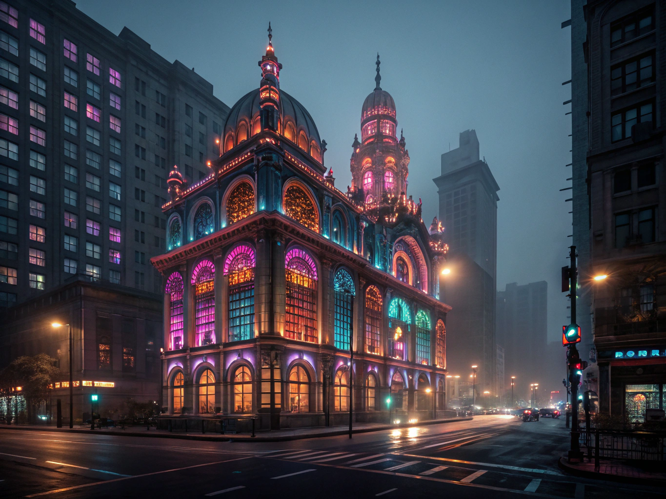 Recraft AI example 2: Vector art of abstract shapes