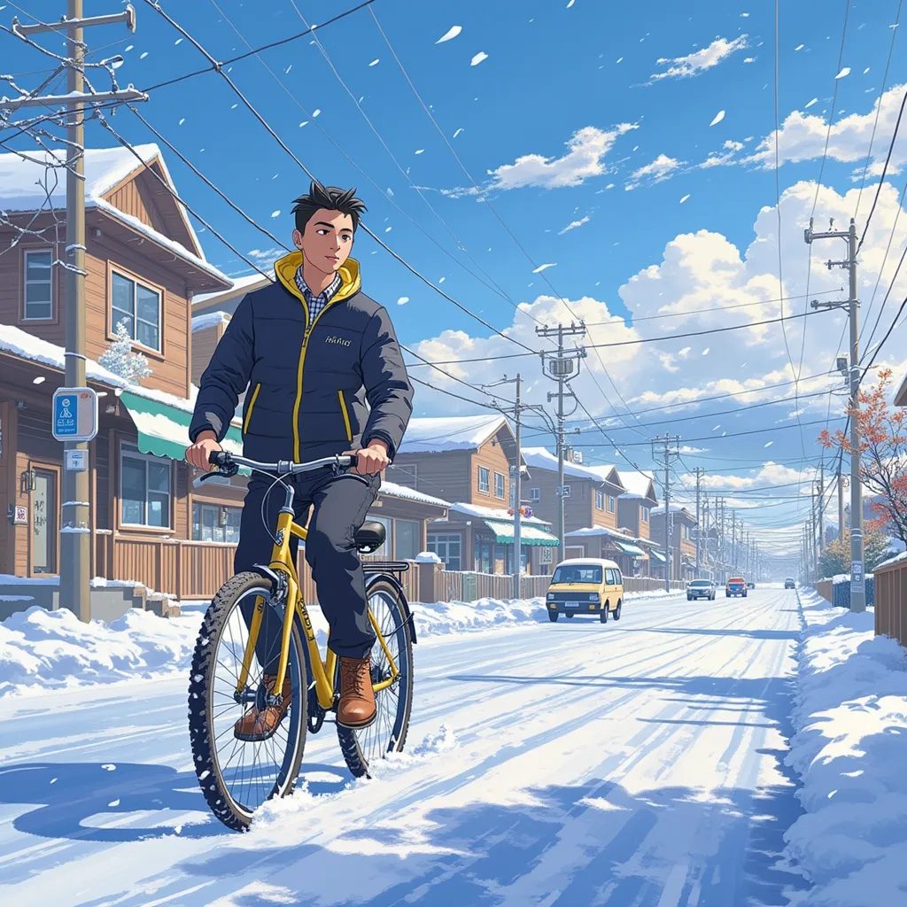 Generated character in sci-fi environment