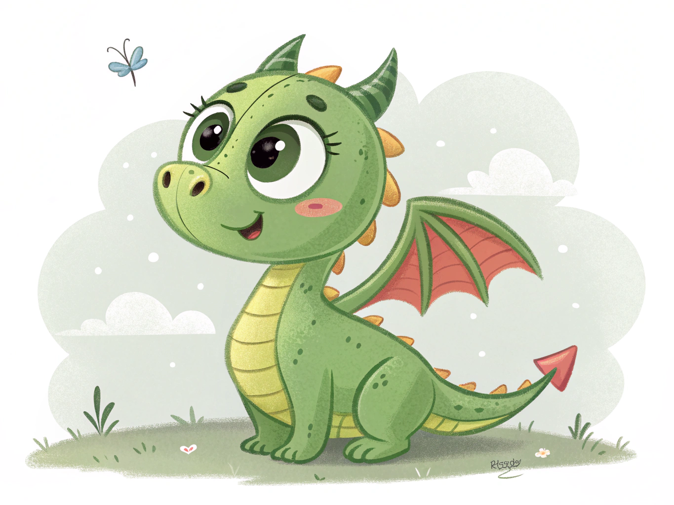 a-cute-cartoon-green-dragon-with-big-5y6oe6fi1c