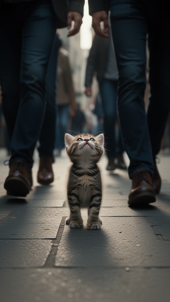 image-prompt-peoples-legs-walking-past-ignoring-a-n64n3k4ixj