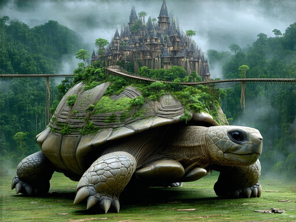 prompt-scene-of-a-giant-ancient-tortoise-with-a-o7gzwgtkrk